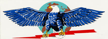 Blue Eagle Nose Art